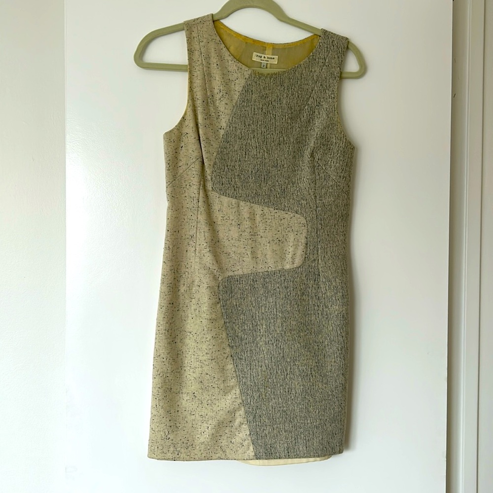 Rag and bone tweed mini dress